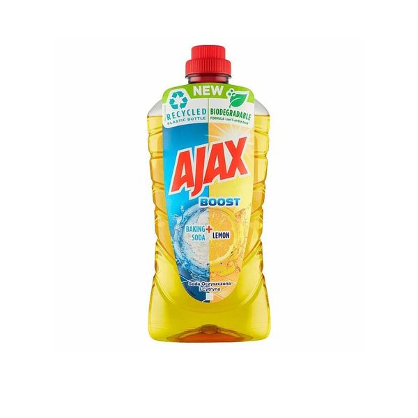 Ajax Boost Baking Soda a Lemon univerzálny čistiaci prostriedok 1 l