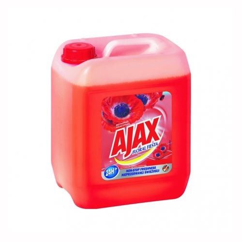 Ajax Floral Fiesta Red Flowers univerzálny čistiaci prostriedok 5 l