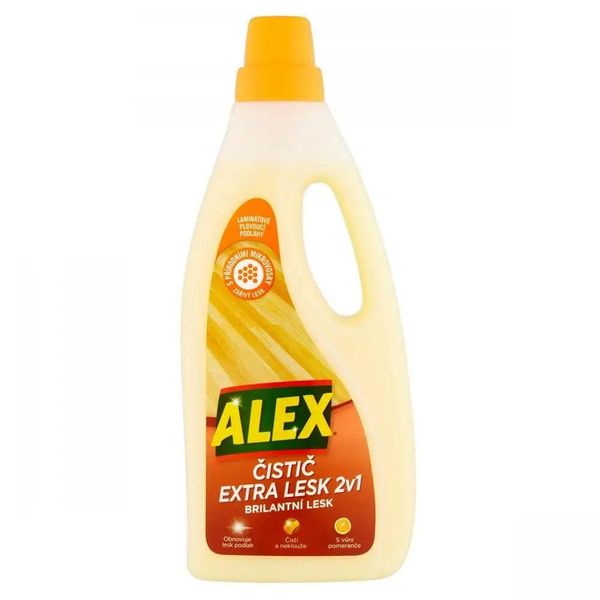 ALEX Čistič extra s leskom 2 v 1 na laminátové podlahy 750 ml