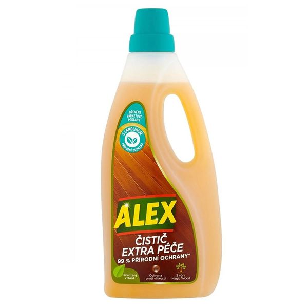 ALEX čistič extra starostlivosť na drevené podlahy 750 ml