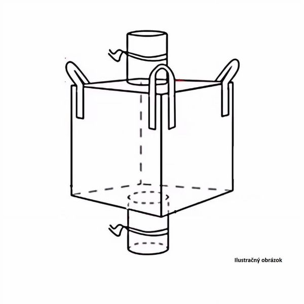 Big Bag 95 x 95 x 165 cm, nosnosť 1 000 kg