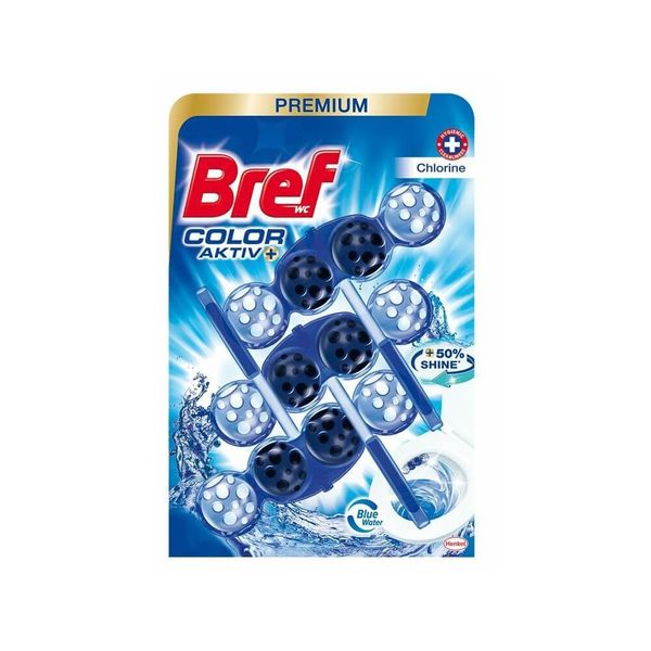 Bref Blue Aktiv Chlorine WC blok 3 x 50 g