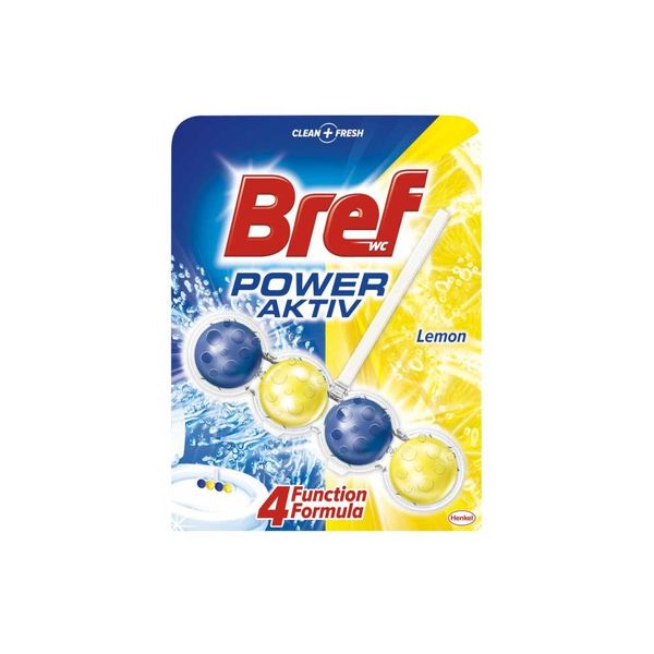 Bref Power Aktiv 4 Formula Juicy Lemon WC blok 50 g