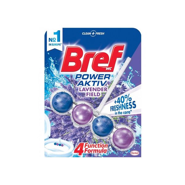 Bref Power Aktiv 4 Formula Lavender Field WC blok 50 g