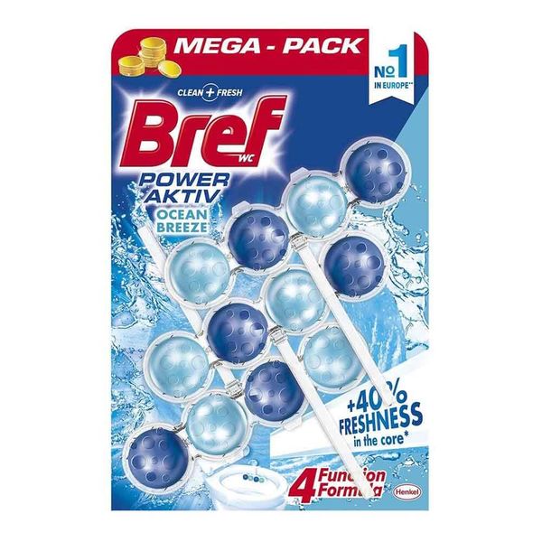 Bref Power Aktiv 4 Formula Ocean WC blok 3 x 50 g