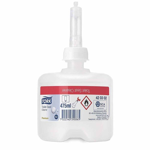 Čistič WC sedadiel Tork Seat Cleaner 475 ml, patróna číra