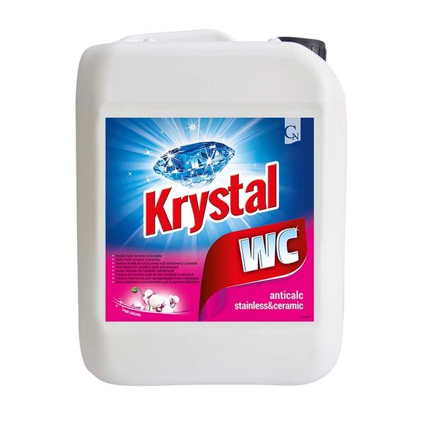 Krystal WC čistič kyslý - na nerez a keramiku, 5 l