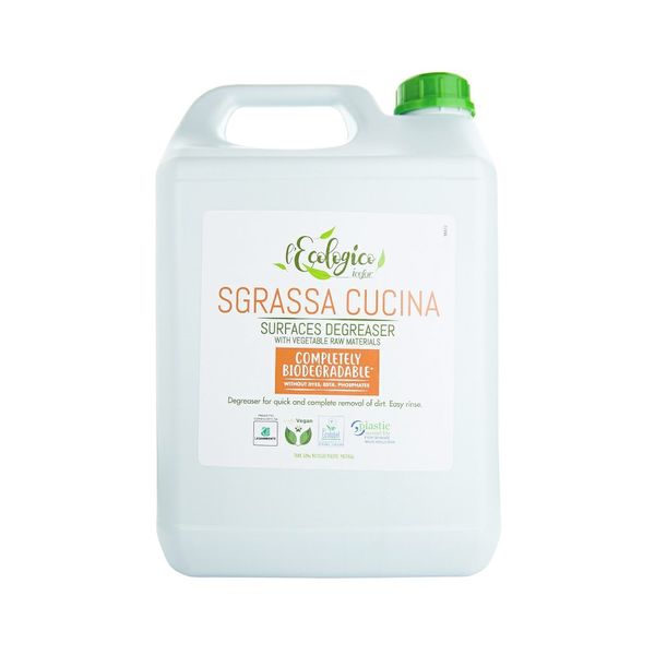 l´Ecologico SGRASSA CUCINA 5 l, ekologický prípravok na odmastenie