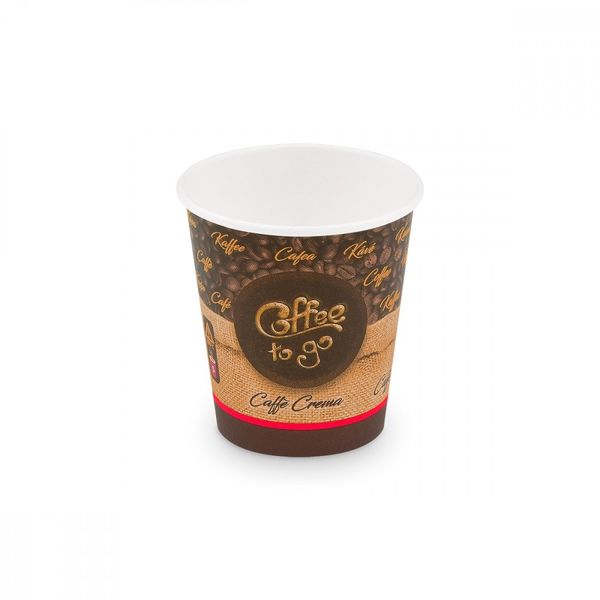 Papierový pohár ,,Coffee to go,, 200 ml, S, Ø 73 mm, 50 ks