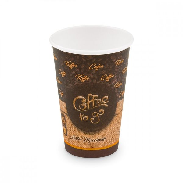 Papierový pohár ,,Coffee to go,, 330 ml, L, Ø 80 mm, 50 ks