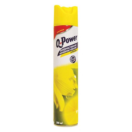 Q Power osviežovač vzduchu citrón 2v1, 300 ml