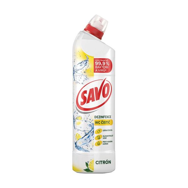 Savo WC Citrón tekutý čistiaci a dezinfekčný prípravok 700 ml