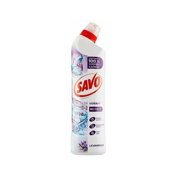 Savo WC Levanduľa tekutý čistiaci a dezinfekčný prípravok 750 ml