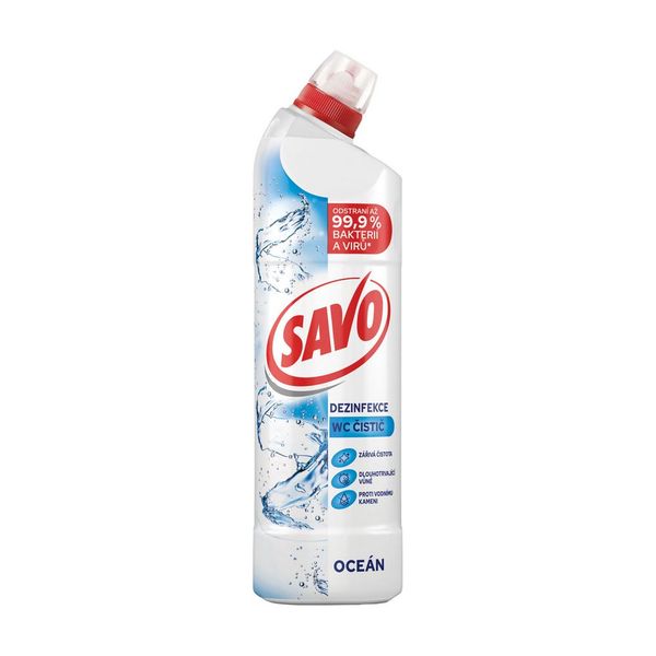 Savo WC Oceán tekutý čistiaci a dezinfekčný prípravok 700 ml