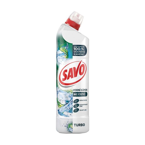 Savo WC Turbo tekutý čistiaci a dezinfekčný prípravok 700 ml