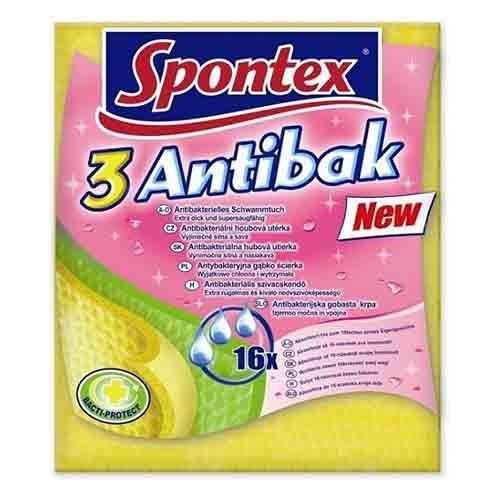 Špongiová utierka SPONTEX ANTIBACTERIAL