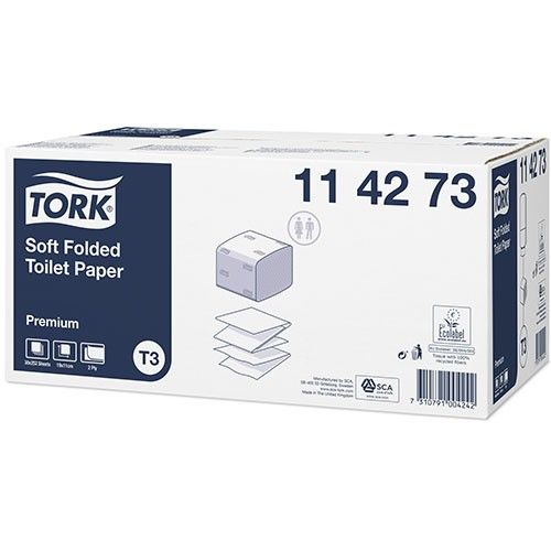 Toaletný papier skladaný 2vr. TORK Premium 7 560 ks