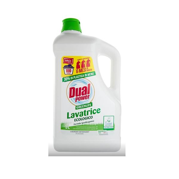 DUAL POWER GreenLife Lavatrice 5 l ekologický prací gél