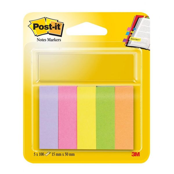 Záložky Post-It papierové 15 x 50 mm